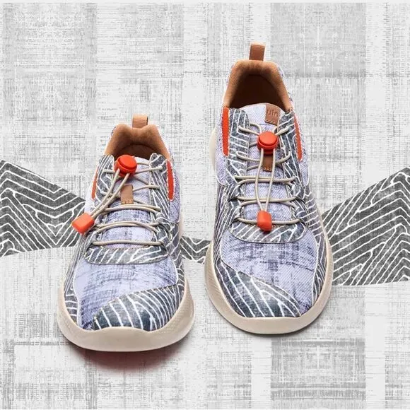 UIN men's Fashion Sneakers Walking Casual Shoes (Fading-Grey Mijas) No Box
