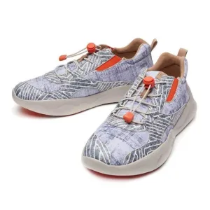 UIN men's Fashion Sneakers Walking Casual Shoes (Fading-Grey Mijas) No Box