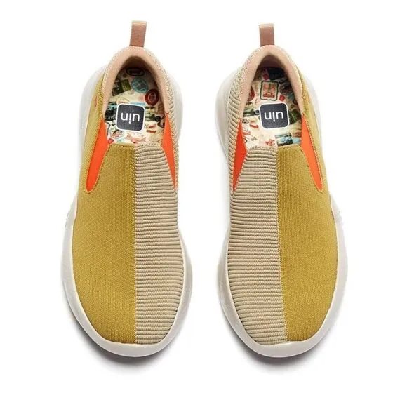 UIN Women's Sneakers Lightweight Walking Comfy Shoes (Oxford Tan Mijas II)