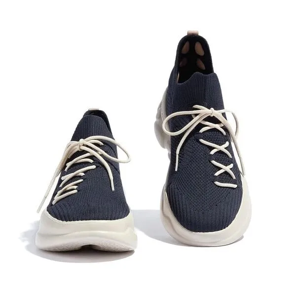 UIN Women's Chunky Fashion Sneakers Walking Casual Shoes (Ronda 6- Anthracite)