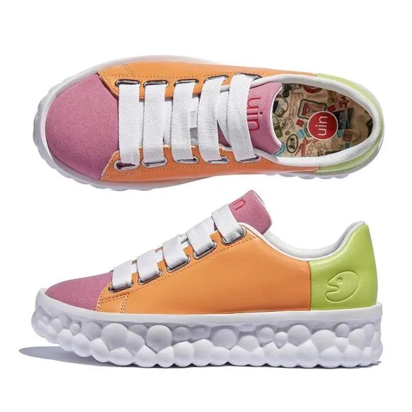 UIN Women's Sneakers Walking Casual Travel Shoes (Las Ramblas- Fruit Candy)