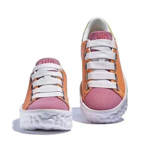 UIN Women's Sneakers Walking Casual Travel Shoes (Las Ramblas- Fruit Candy)