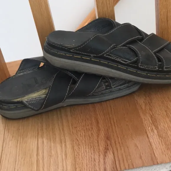 ULTRA RARE! Dr. Martens MIE Criss-Cross Vintage Chunky Slides US 8 UK 7 CQN 41