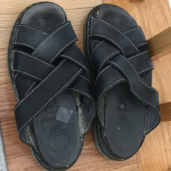 ULTRA RARE! Dr. Martens MIE Criss-Cross Vintage Chunky Slides US 8 UK 7 CQN 41