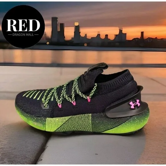 Under Armour HOVR Phantom 3 Rebel Pink Black Lime 3026814-001 - Men's Size 10.5