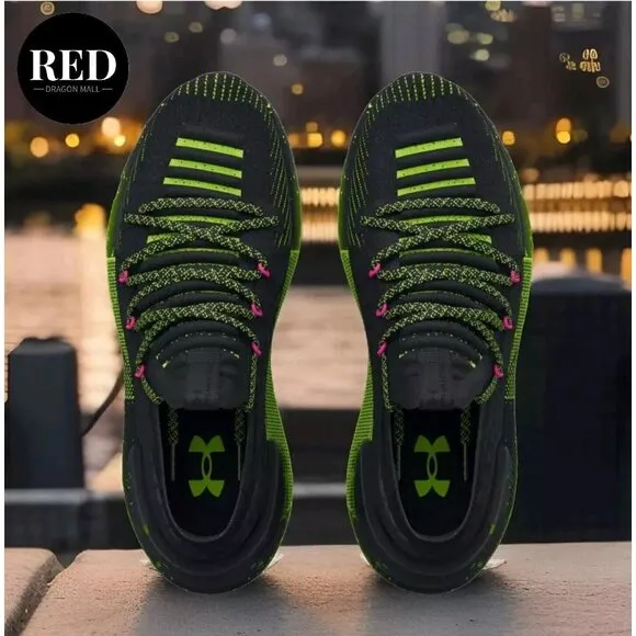 Under Armour HOVR Phantom 3 Rebel Pink Black Lime 3026814-001 - Men's Size 10.5