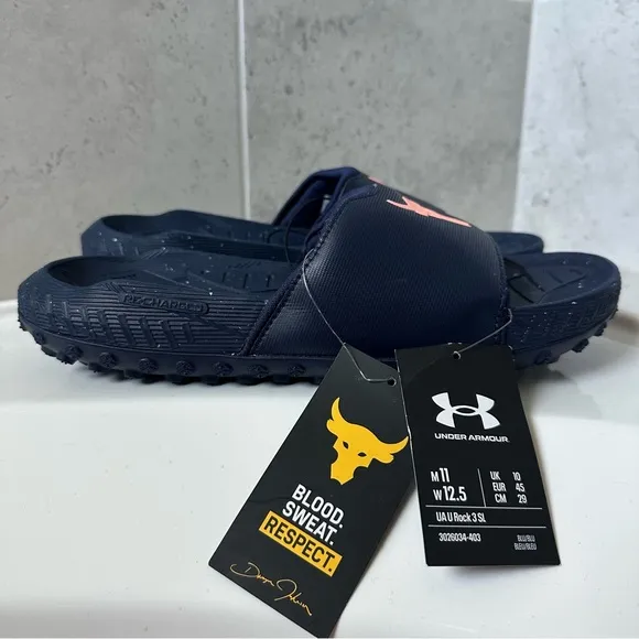 Under Armour Men's Rock 3 Slide Size 11