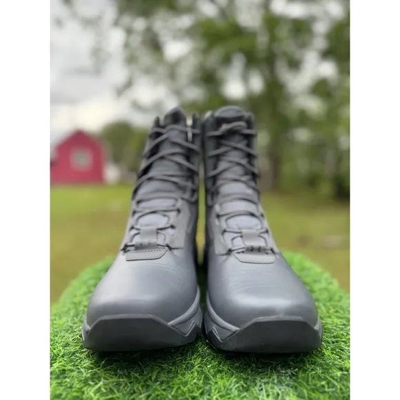 Under Armour Men's Stellar G2 Black Lace Up Tactical Boots Sz:9 #3024946