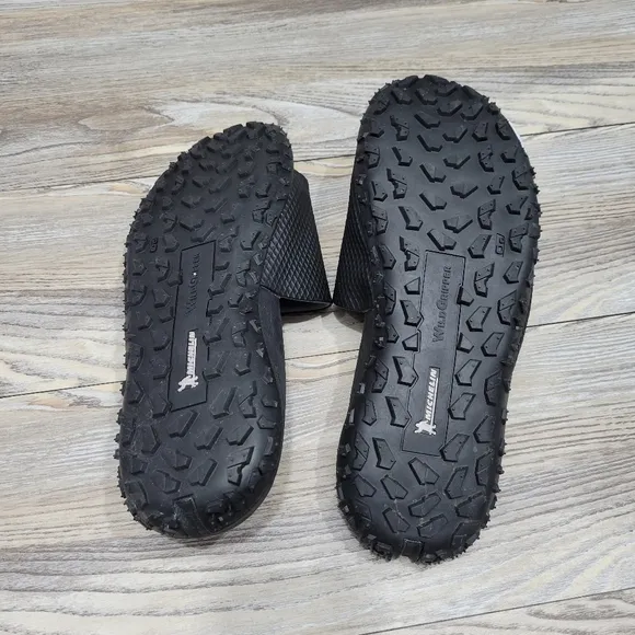 Under Armour Project Rock Slides Men's Size 15 Wild Grip Bottom Black