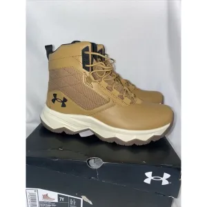 Under Armour Stellar G2 Tactical Utility Boot 7Y Brown 3026056 New Hiking Youth