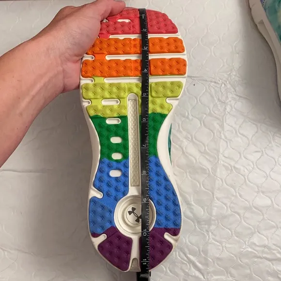 Under Armour tie dye rainbow HOVR Phantom Slip on PRIDE collection sneakers