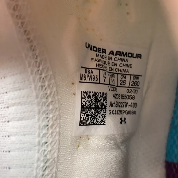 Under Armour tie dye rainbow HOVR Phantom Slip on PRIDE collection sneakers