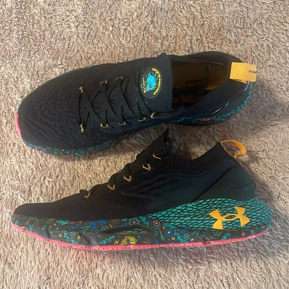 UNDER ARMOUR Unisex HOVR Phantom 2 “Day of the Dead” Sneaker - Mens 7, W 8.5