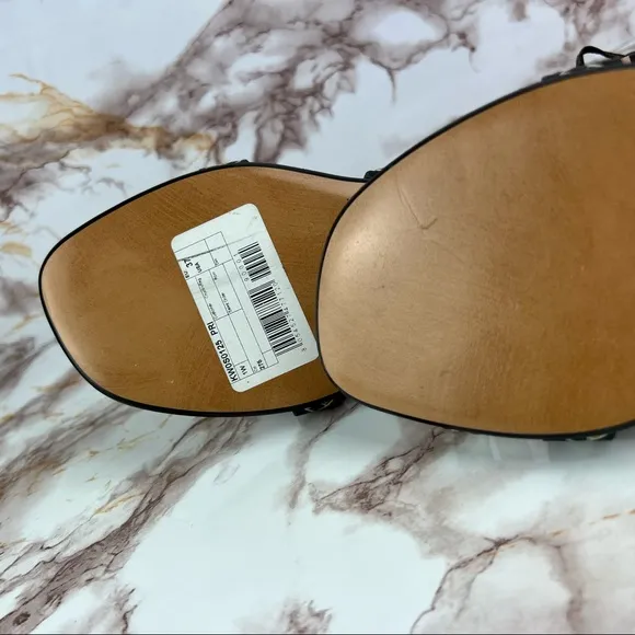 ❣️VALENTINO❣️Stone Embellished Lace Up Ankle Wrap Sandals Size 7 / Size EU 37