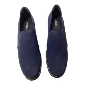 Vaneli Deep Blue Suede Slip-On Shoes