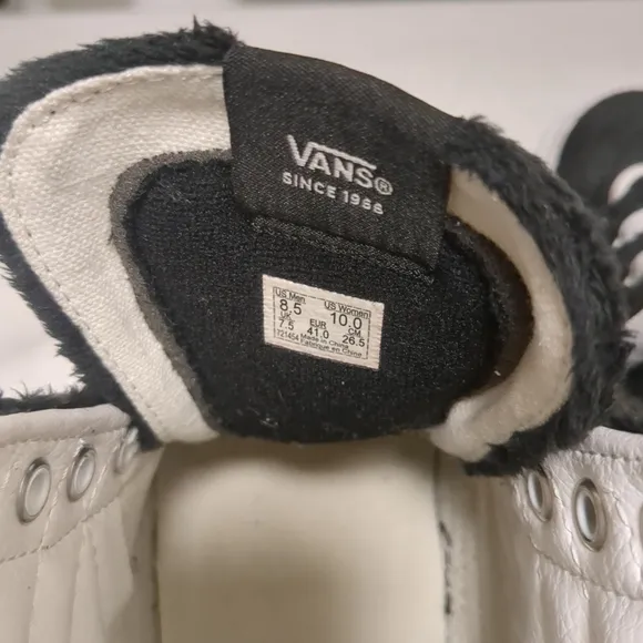 Vans Camo Sherpa Sk8 HiTop Adult Unisex 8.5M/10W