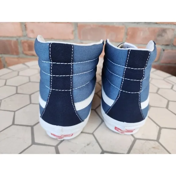 Vans OG SK8-HI LX 'Navy VN0A4BVB5OC White Skate Gym Walk HI Men Sz 13 Rare