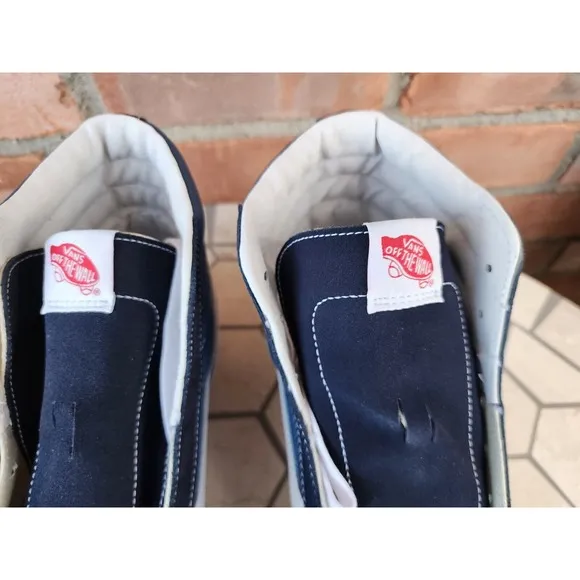 Vans OG SK8-HI LX 'Navy VN0A4BVB5OC White Skate Gym Walk HI Men Sz 13 Rare