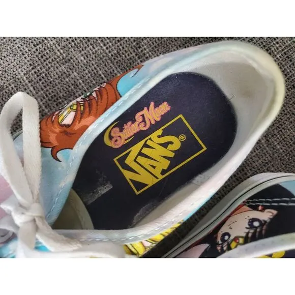 VANS Pretty Guardian Sailor Moon Shoes‎ Sneakers Size Men 7.5 Women 9.0 721356