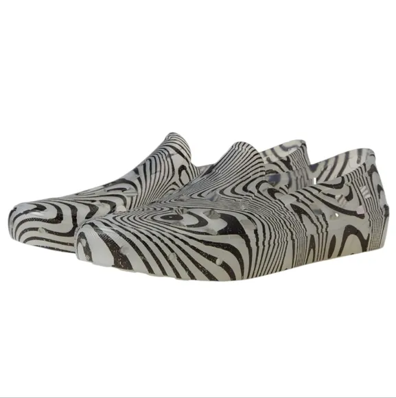 VANS Slip-On TRK Trippy Grain Clear Sneakers Athletic Shoes 8.5-9W