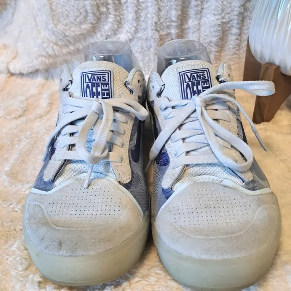 VANS Ultimate Waffle Translucent Delicate Blue Skate Shoes Sneakers Men's Sz 8