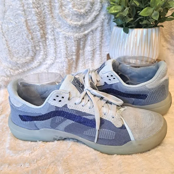 VANS Ultimate Waffle Translucent Delicate Blue Skate Shoes Sneakers Men's Sz 8