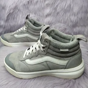 Vans UltraRange Exo Hi MTE Boots Womens Size 7.5  Gray Suede Marshmallow