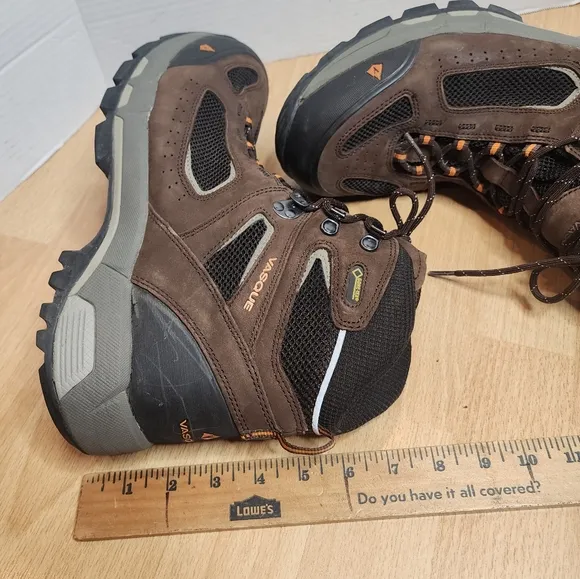 Vasque Breeze 2.0 GTX 5&quot; GORE-TEX Hiking Boots Brown Leather Men's Size 14