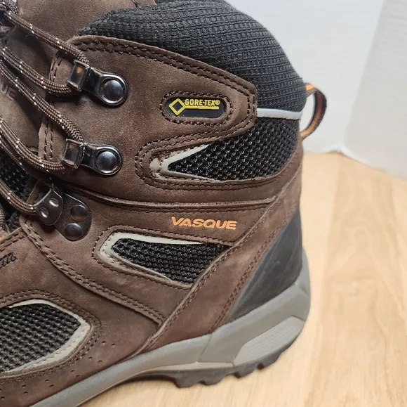 Vasque Breeze 2.0 GTX 5&quot; GORE-TEX Hiking Boots Brown Leather Men's Size 14
