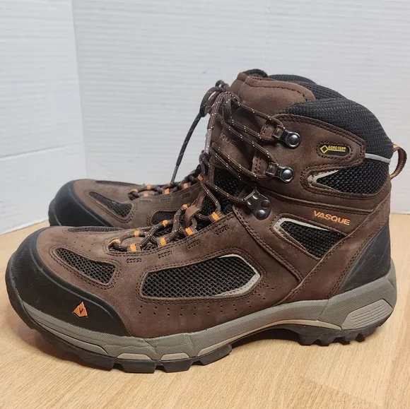 Vasque Breeze 2.0 GTX 5&quot; GORE-TEX Hiking Boots Brown Leather Men's Size 14