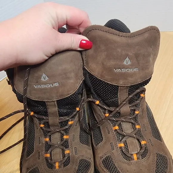Vasque Breeze 2.0 GTX 5&quot; GORE-TEX Hiking Boots Brown Leather Men's Size 14
