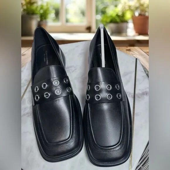 VEGABOND Shoemakers $185 Leather Brittie Embellished Penny Loafer Size 41