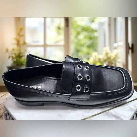 VEGABOND Shoemakers $185 Leather Brittie Embellished Penny Loafer Size 41