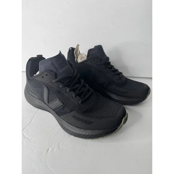 VEJA IMPALA Engineered Mesh FULL BLACK KAKI Sneakers Women's EU 37 US 6 New