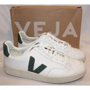 Veja V-12 Sneakers Men's White Cyprus Leather Low Top Comfort Casual NIB SZ 12