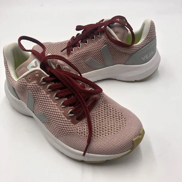 Veja Women's Vegan Marlin Knit Sneakers Lace Up Pink Size US 6