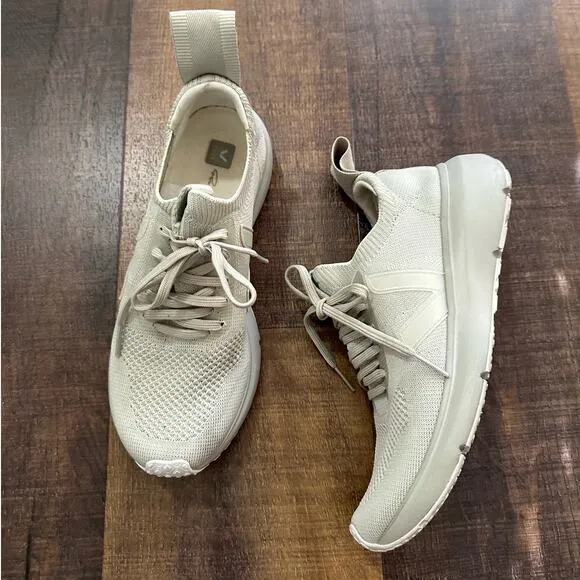 VEJA x Rick Owens Light Green V-knit Lace Up Sneakers Size 6