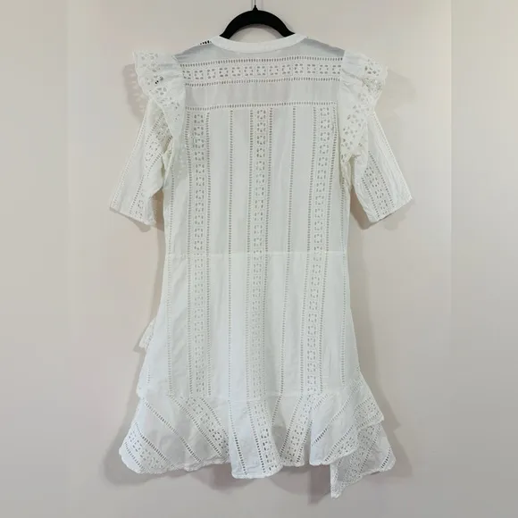 Veronica Beard Sima Dress in White, Size 2