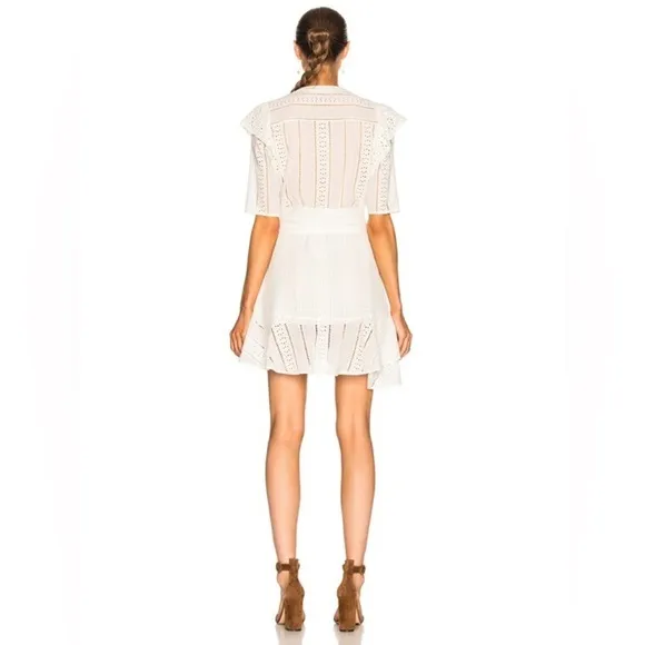Veronica Beard Sima Dress in White, Size 2
