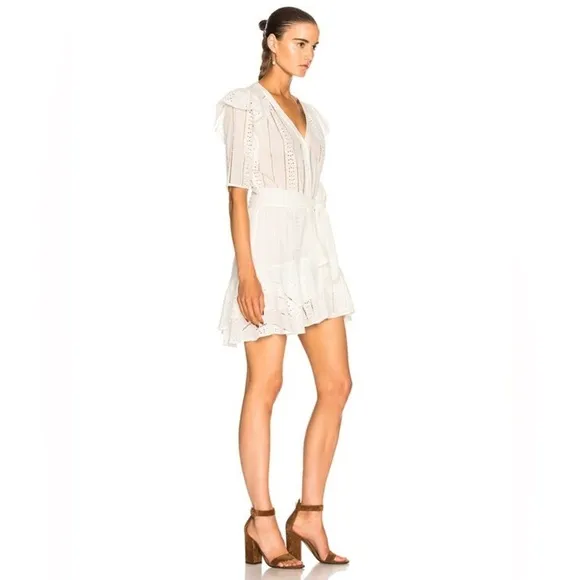 Veronica Beard Sima Dress in White, Size 2