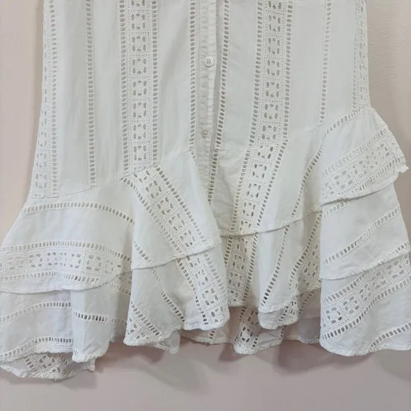 Veronica Beard Sima Dress in White, Size 2