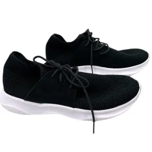 Vessi Black/White Lace Up Athletic Sneakers | Men's Size 13