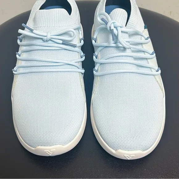 Vessi Day Daydream Blue Mens Cityscape Classic Pull On Knit Sneakers NIB 7