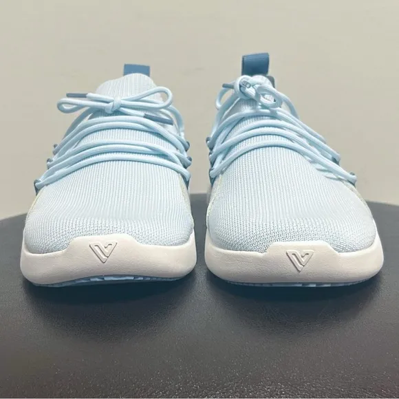 Vessi Day Daydream Blue Mens Cityscape Classic Pull On Knit Sneakers NIB 7