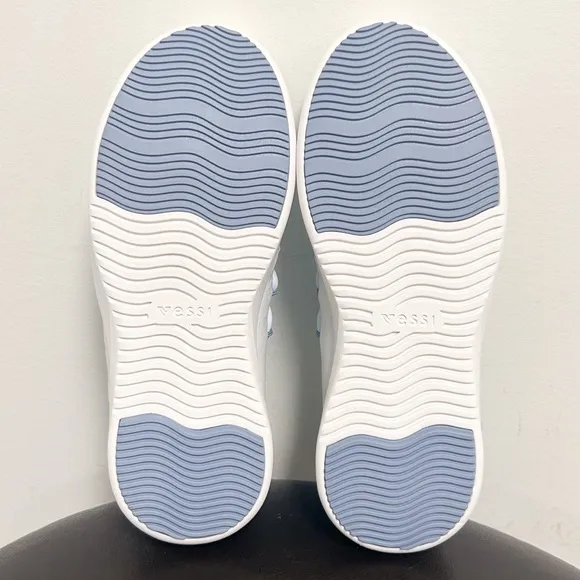 Vessi Day Daydream Blue Mens Cityscape Classic Pull On Knit Sneakers NIB 7