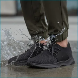 Vessi Men’s Black Knit Waterproof Sneaker