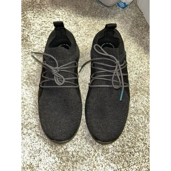 Vessi Shoes Womens 9 Cityscape Classic Black Mesh Casual Walking Sneakers
