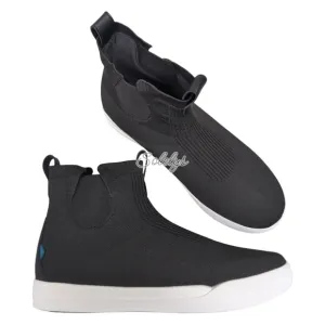 Vessi Weekend Chelsea Mens 12 Asphalt Black White Dyma-Tex Waterproof Knit Boot