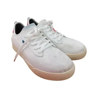 Vessi Weekend Waterproof Shoes Sneakers Running Mens Size 10 White Knit Lace