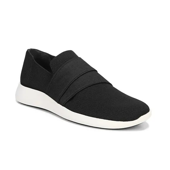 Vince Aston Slip-On Knit Sneakers in Black 8.5